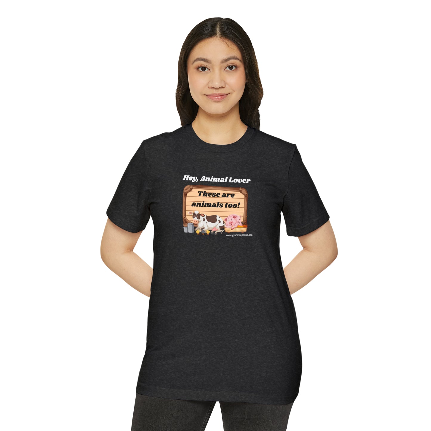 These are animals too - Unisex Recycled Organic T-Shirt