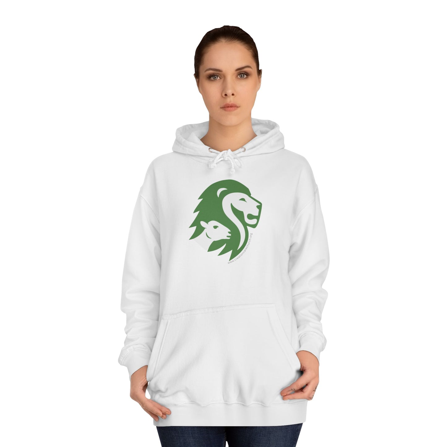 Creation Care Church - Symbol - Unisex College Hoodie