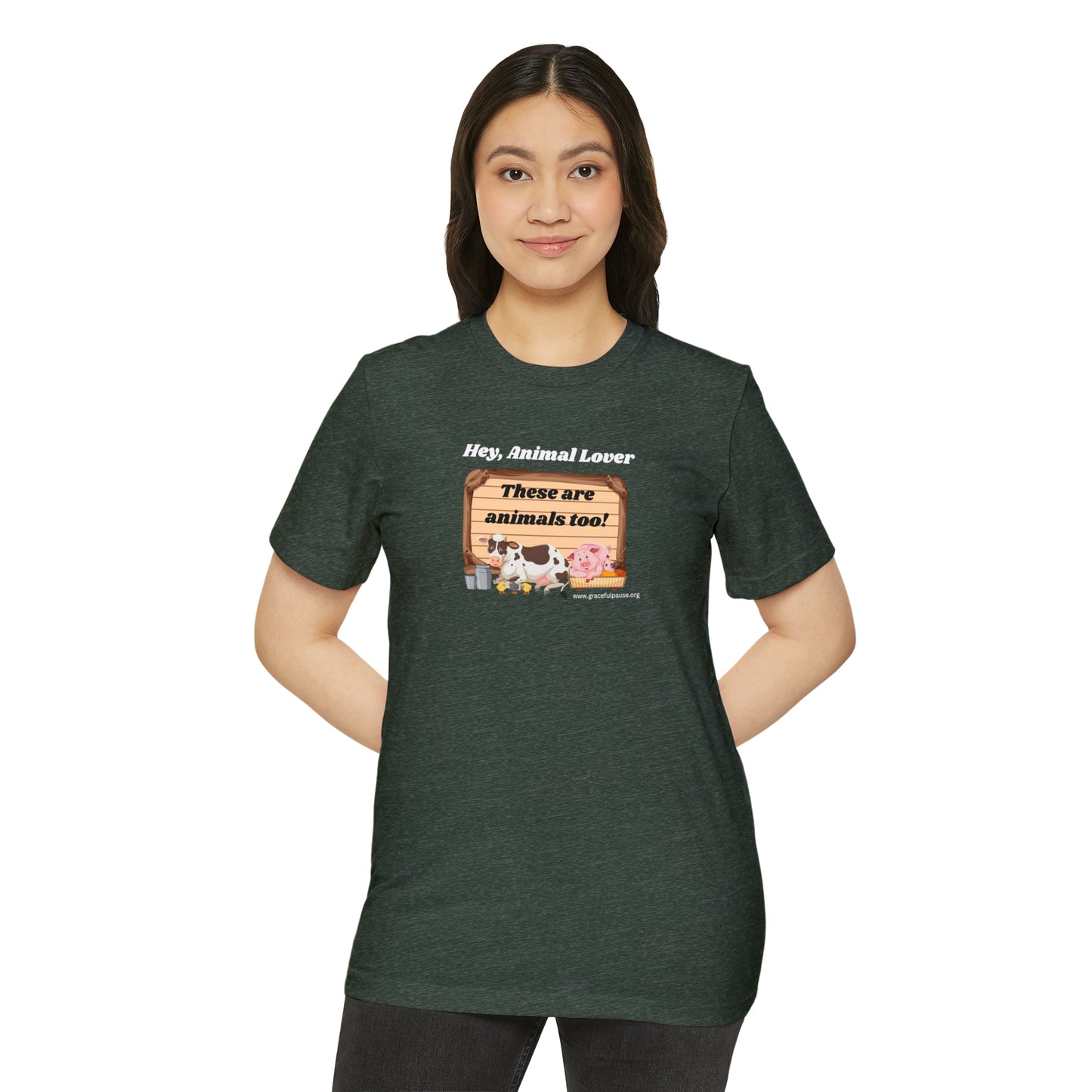 These are animals too - Unisex Recycled Organic T-Shirt