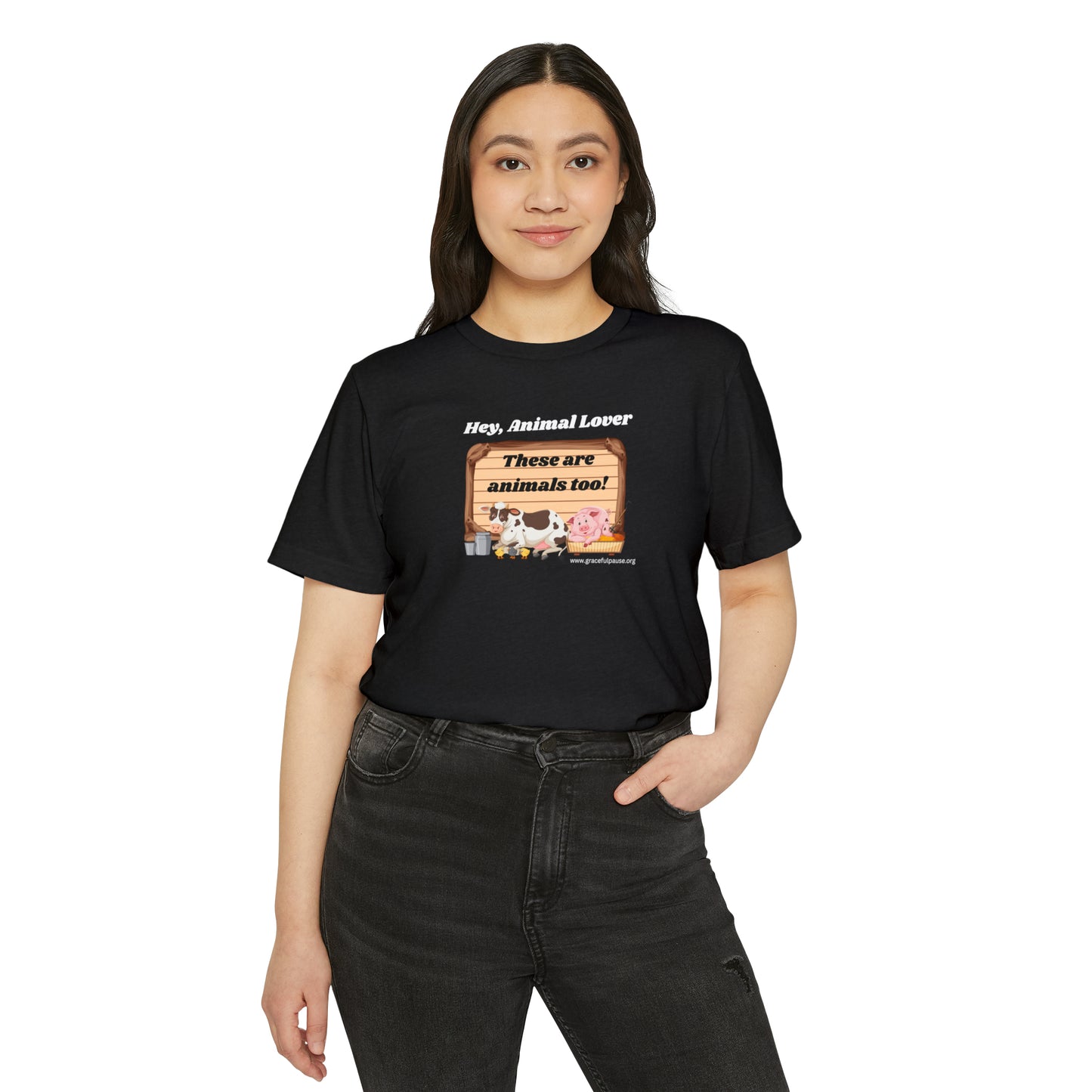 These are animals too - Unisex Recycled Organic T-Shirt