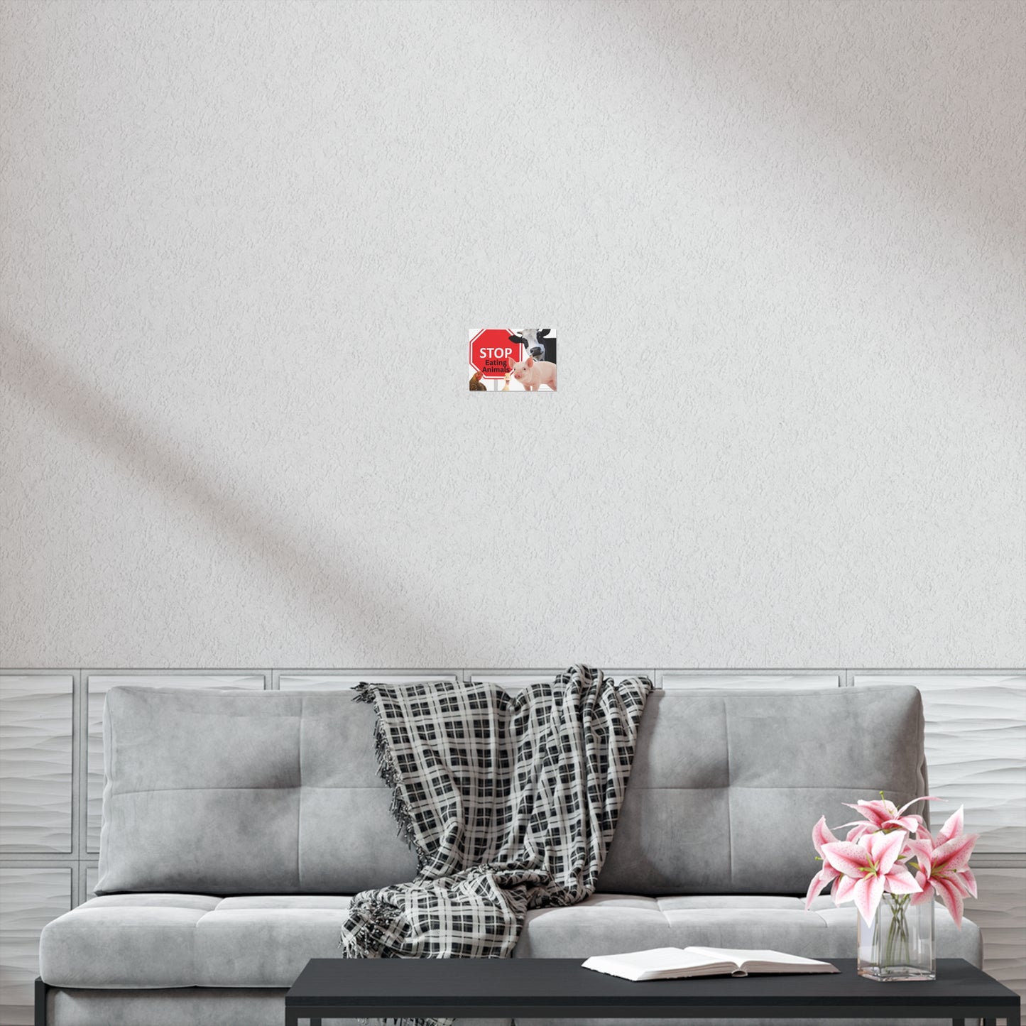 Stop Eating Animals - Landscaped - Uncoated Poster