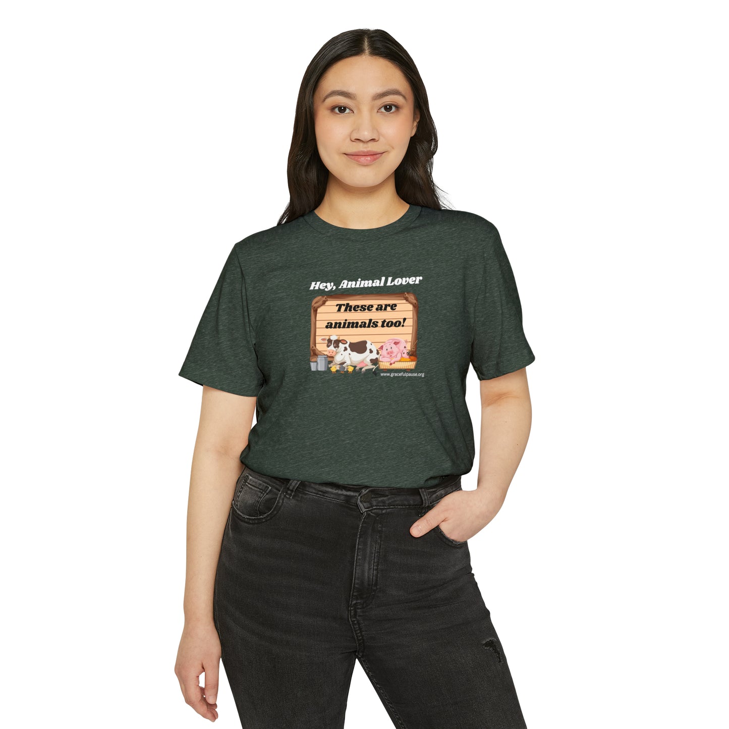 These are animals too - Unisex Recycled Organic T-Shirt