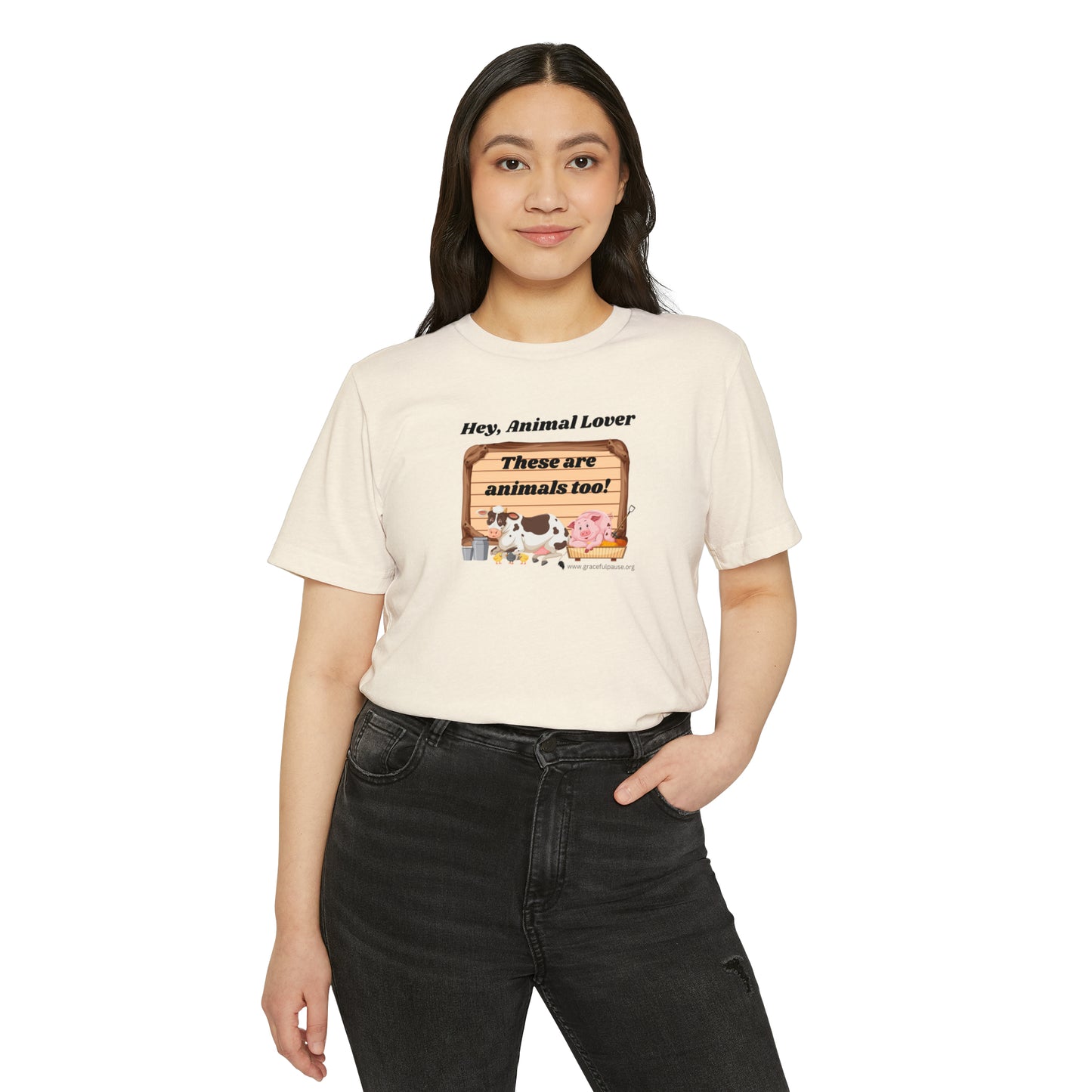These are animals too - Unisex Recycled Organic T-Shirt