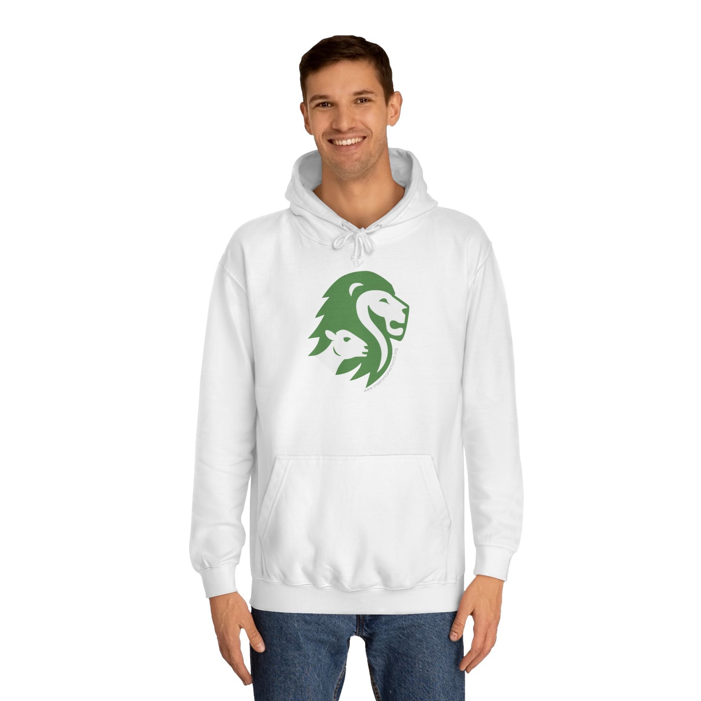 Creation Care Church - Symbol - Unisex College Hoodie