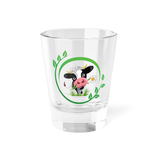 Pleading Cow - Shot Glass, 1.5oz