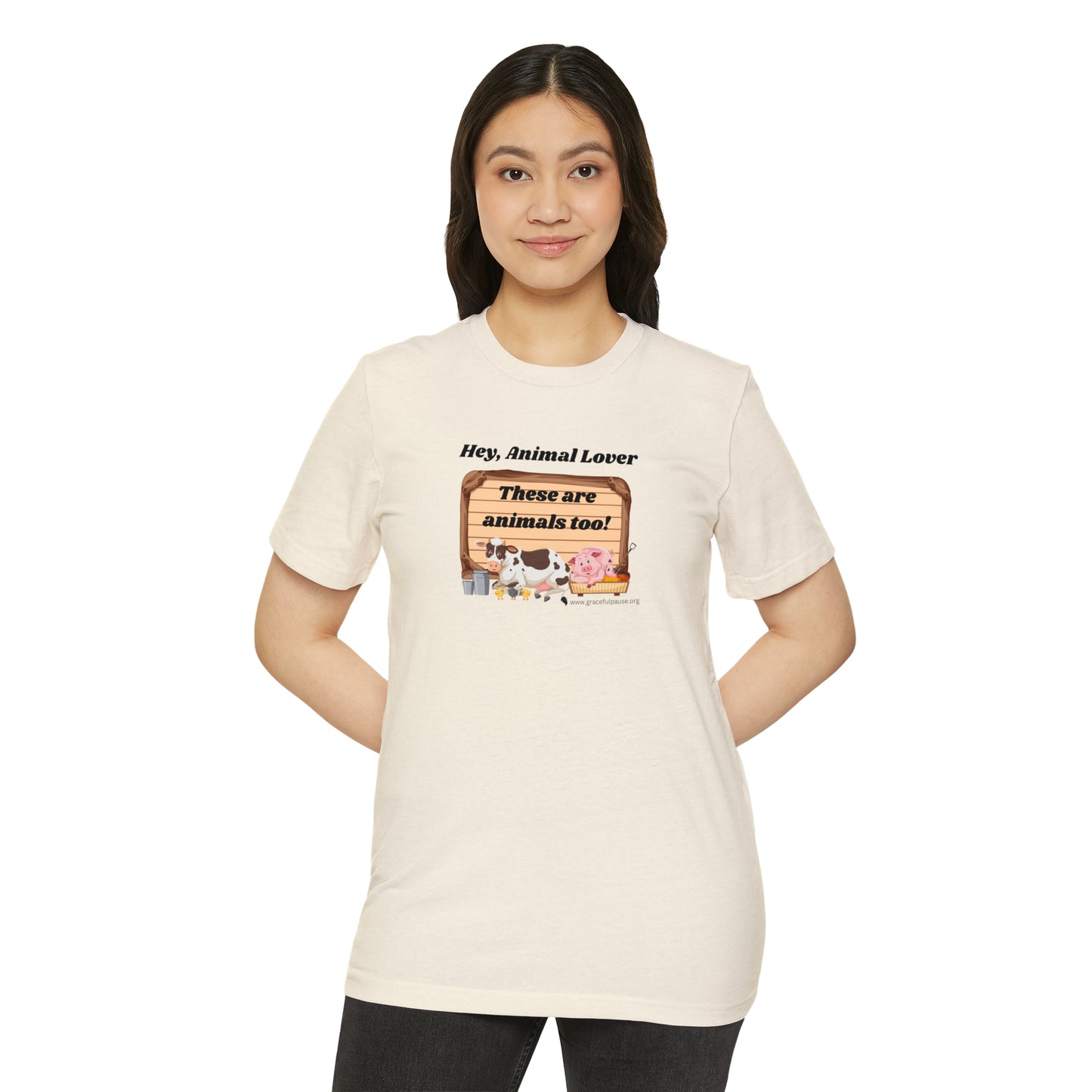 These are animals too - Unisex Recycled Organic T-Shirt