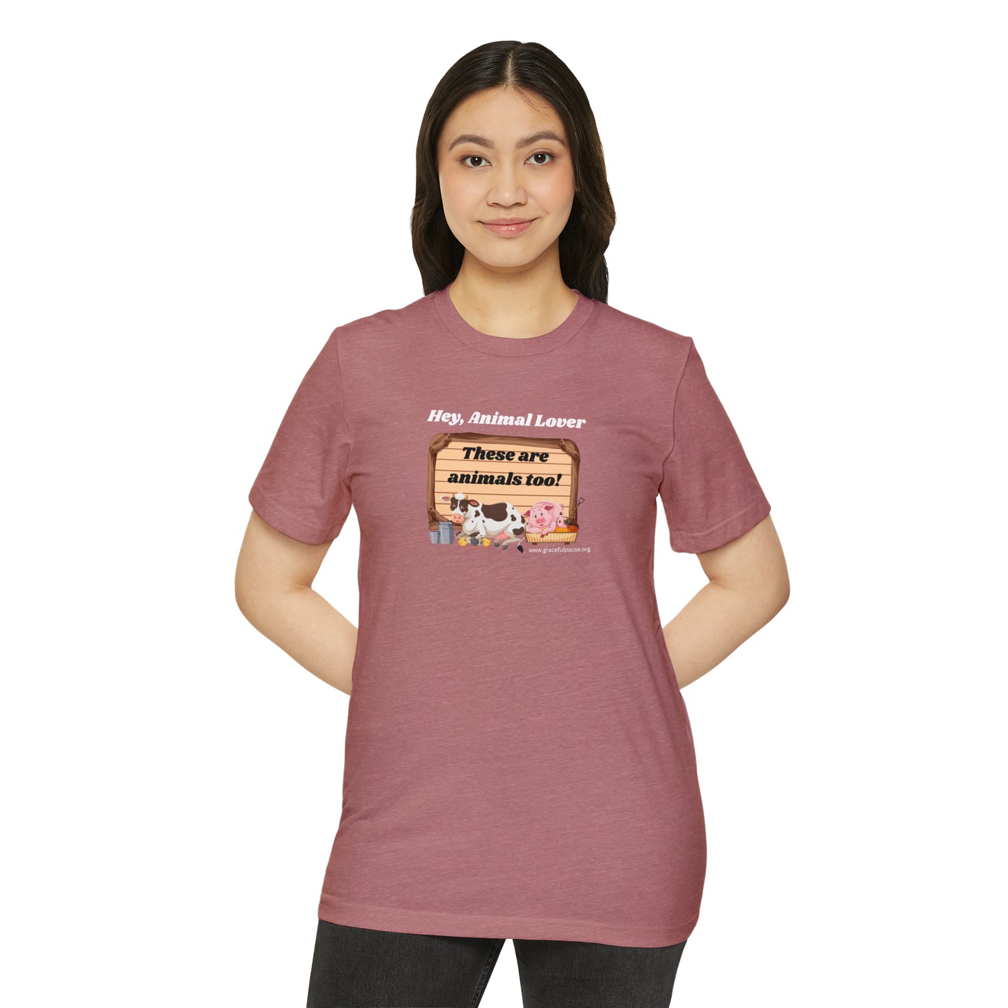 These are animals too - Unisex Recycled Organic T-Shirt