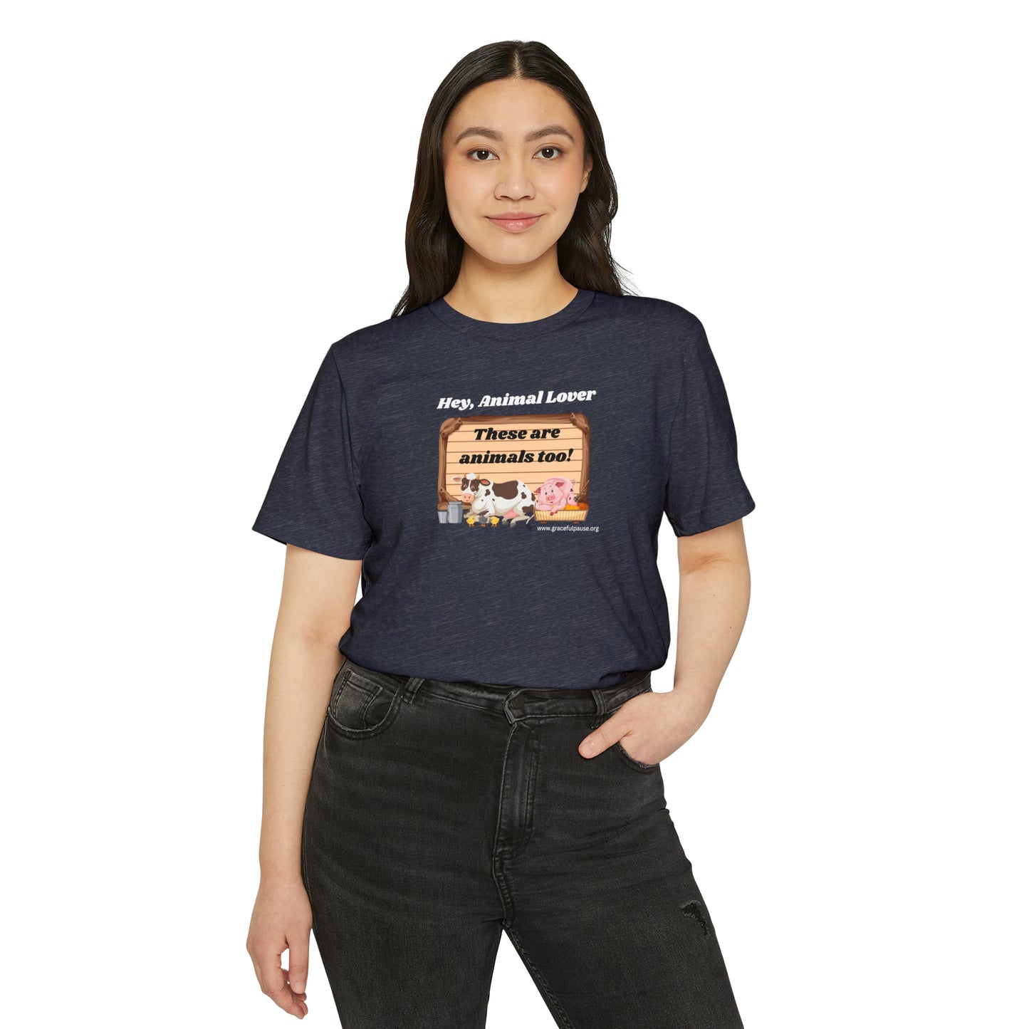 These are animals too - Unisex Recycled Organic T-Shirt