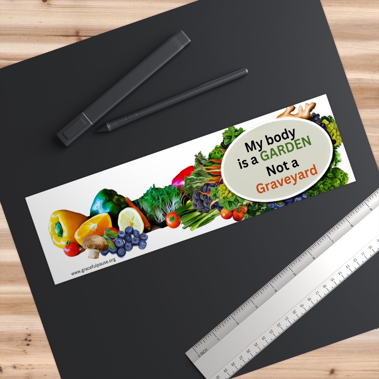 My body is a garden - Bumper Stickers
