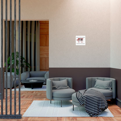 Animals are not products - barcode - landscaped - Uncoated Poster