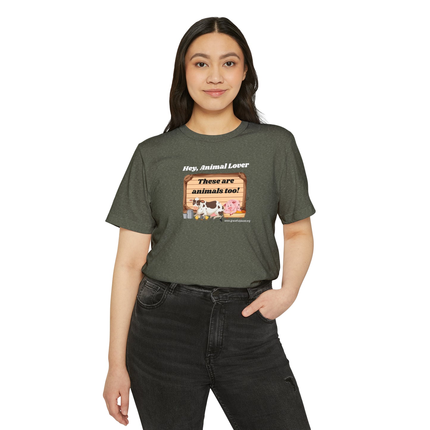 These are animals too - Unisex Recycled Organic T-Shirt