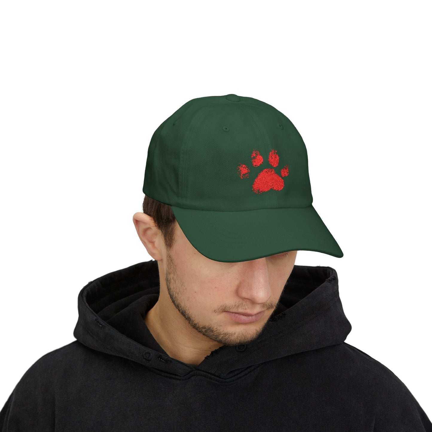 Paw Print - Embroidered Classic Dad Cap
