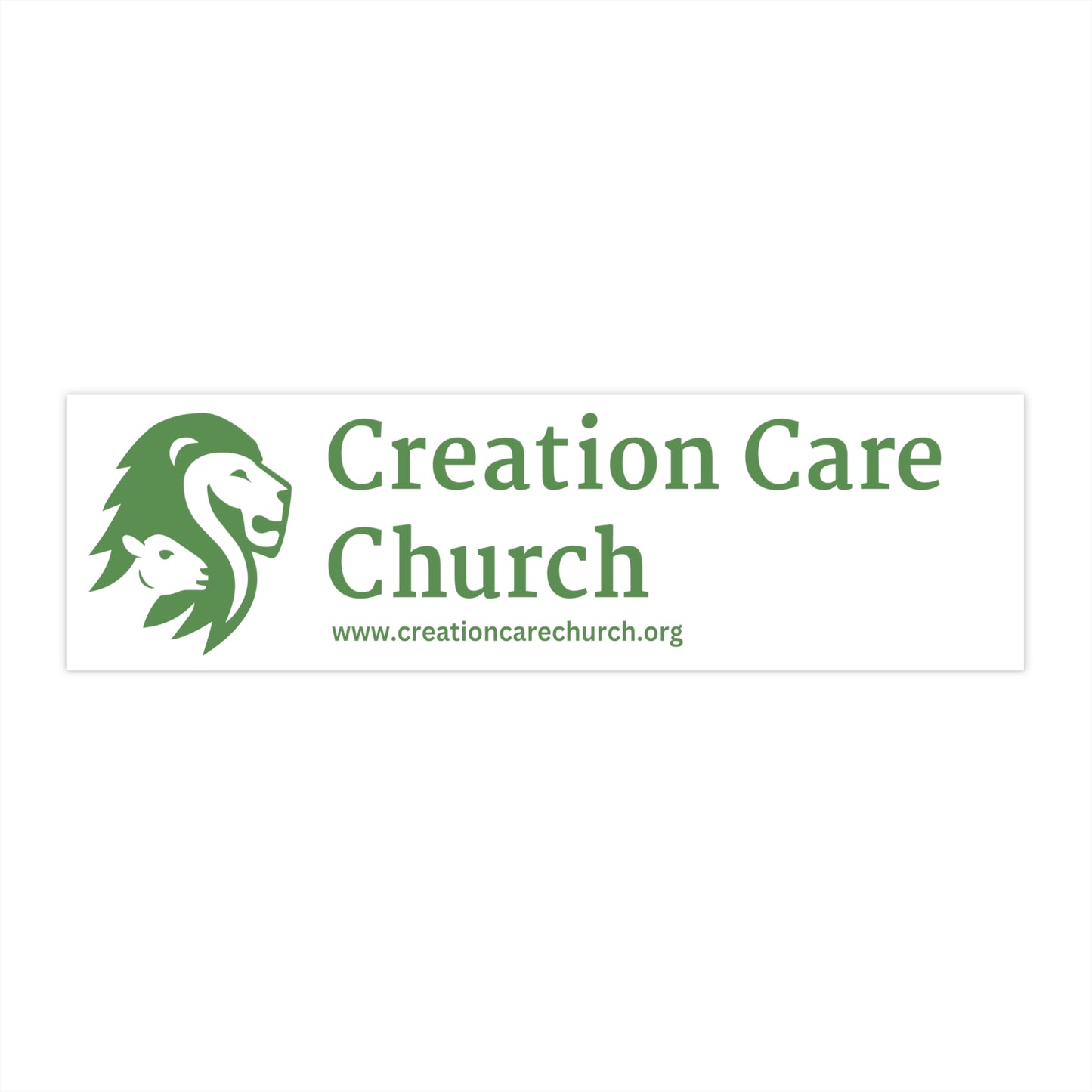 Creation Care Church Logo - Bumper Stickers