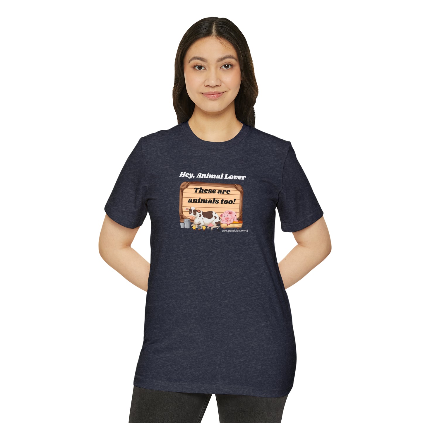 These are animals too - Unisex Recycled Organic T-Shirt
