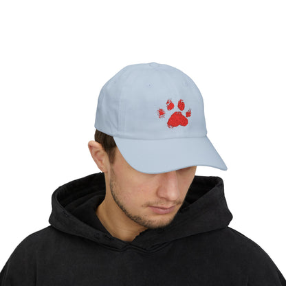 Paw Print - Embroidered Classic Dad Cap