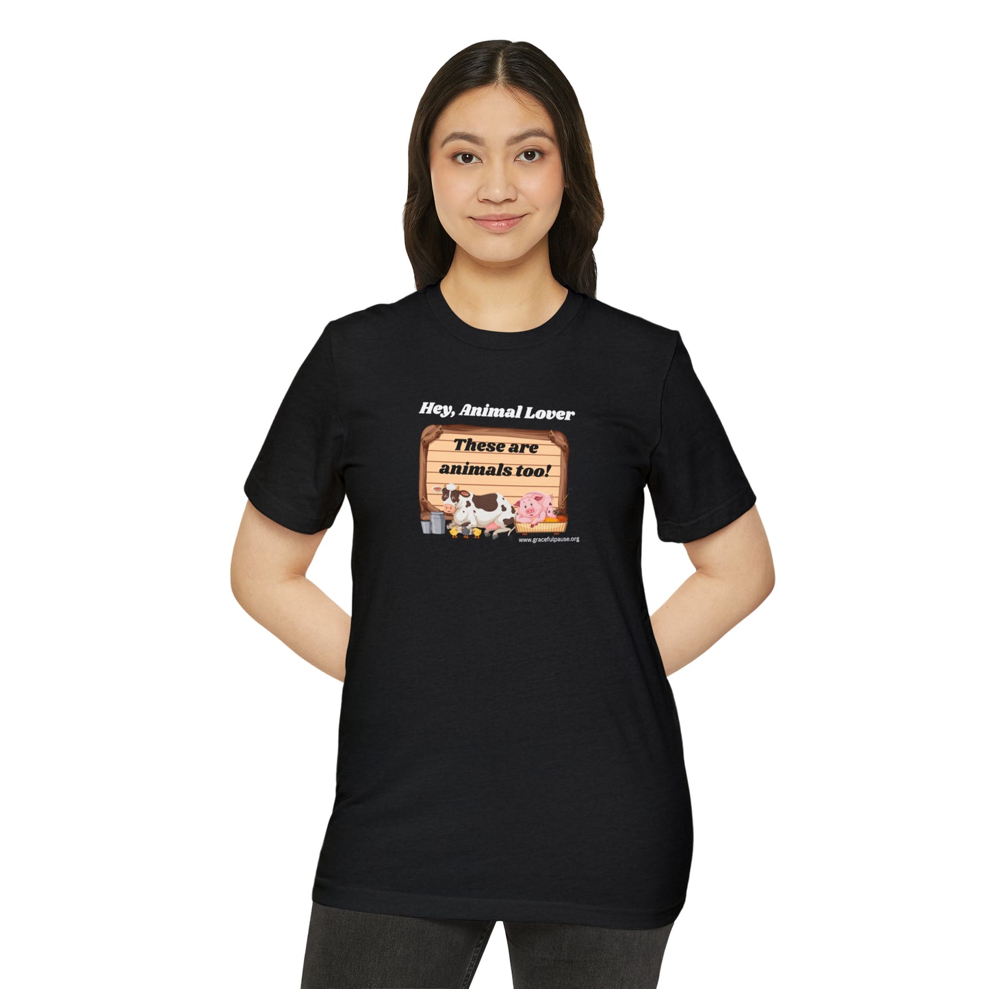 These are animals too - Unisex Recycled Organic T-Shirt