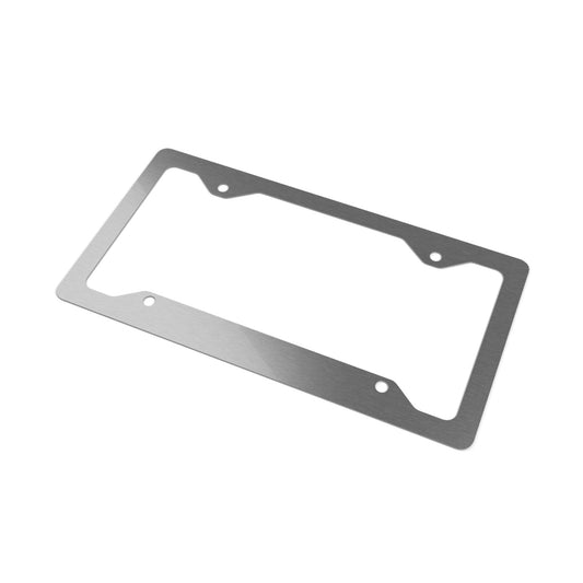 Veganism is about empathy more than it is about food - Metal License Plate Frame