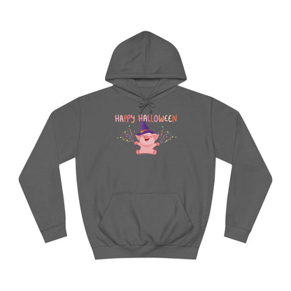 Happy Halloween Pig - Unisex College Hoodie
