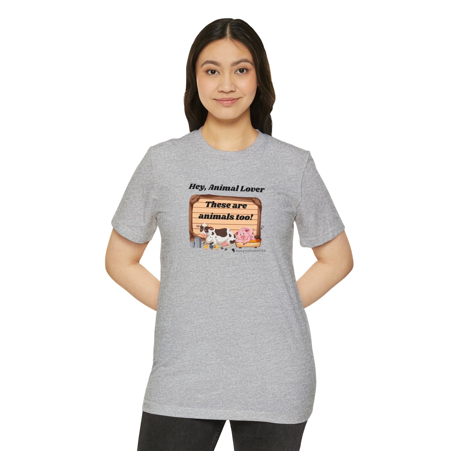 These are animals too - Unisex Recycled Organic T-Shirt